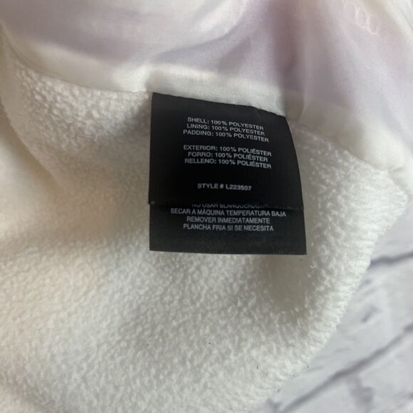 London Fog Little Girls Lavender Hooded Winter Play Cozy Puffer Coat 24M - Picture 5 of 7